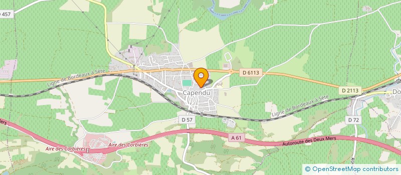 localisation de l'entreprise MADAME FRANCOISE GARNIER  CAPENDU