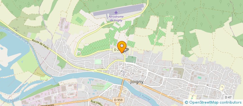 localisation de l'entreprise MADAME FRANCOISE GARRIGNOT à JOIGNY