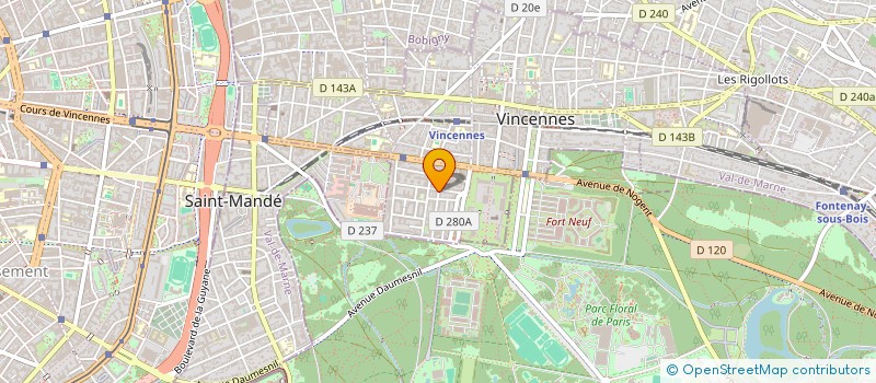 localisation de l'entreprise MADAME FRANCOISE GASSANI à VINCENNES