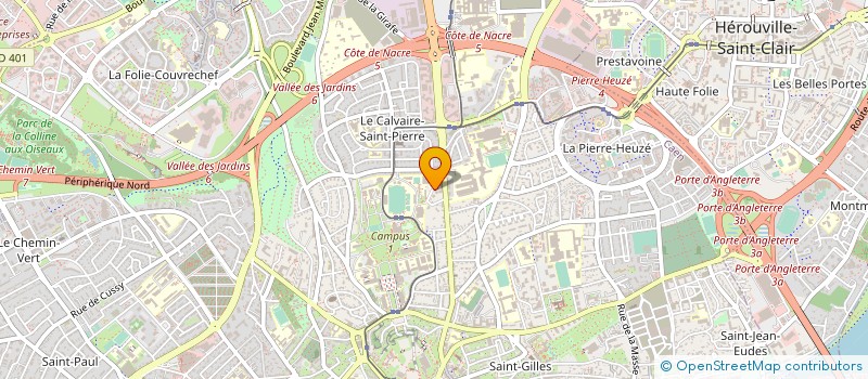 localisation de l'entreprise MADAME FRANCOISE GAUBERTI à CAEN