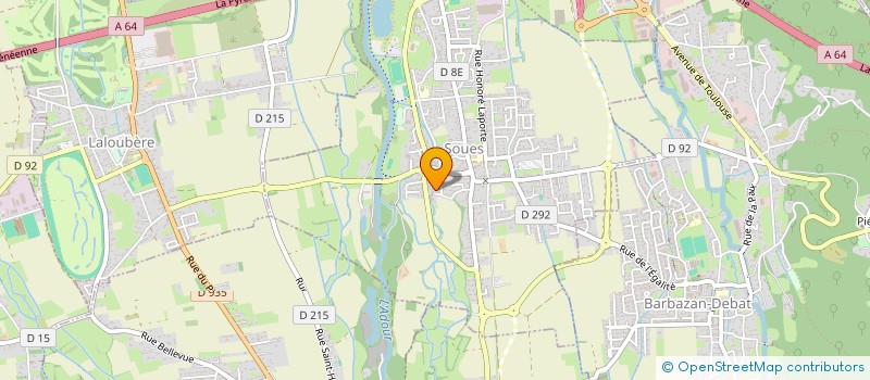 localisation de l'entreprise MADAME FRANCOISE GAUDENS  SOUES