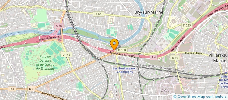 localisation de l'entreprise MADAME FRANCOISE GAUDERAT à CHAMPIGNY-SUR-MARNE