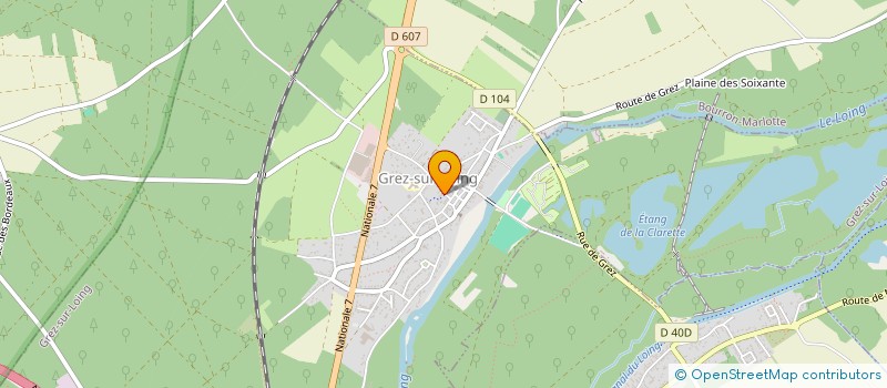 localisation de l'entreprise MADAME FRANCOISE GAUDIN  GREZ-SUR-LOING