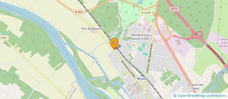 localisation de l'entreprise MADAME FRANCOISE GAURY à BRIARE