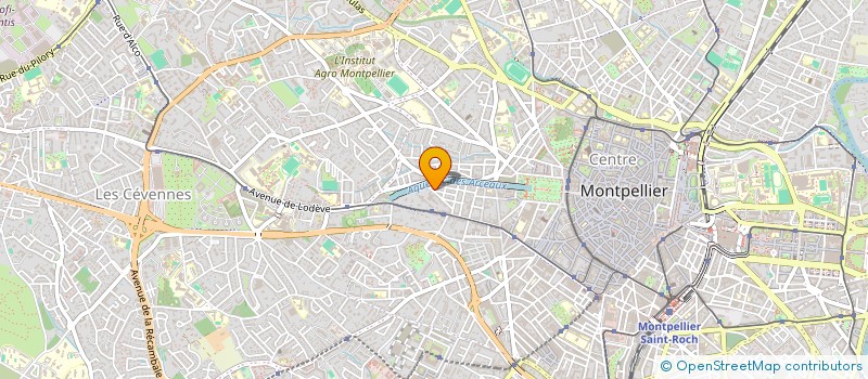 localisation de l'entreprise MADAME FRANCOISE GAUTHIER  MONTPELLIER