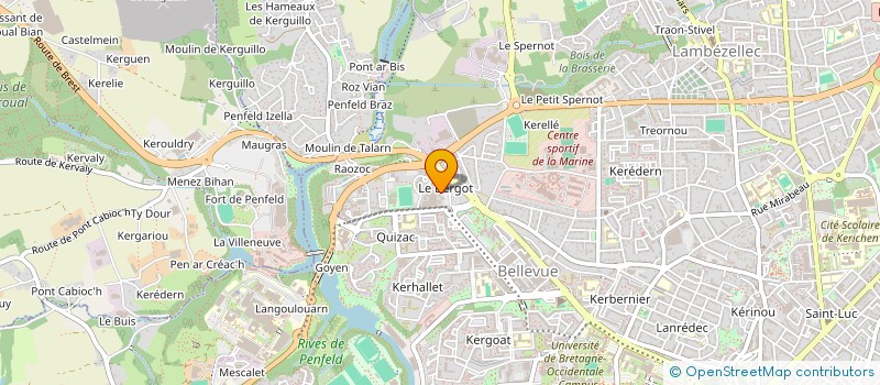 localisation de l'entreprise MADAME FRANCOISE GAUTHIER à BREST