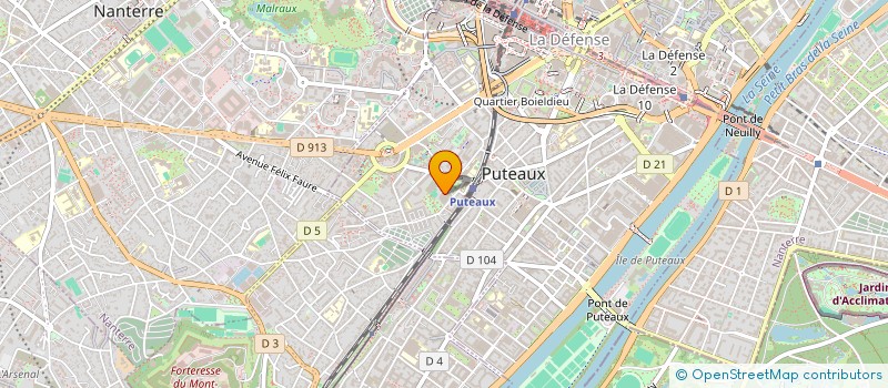 localisation de l'entreprise MADAME FRANCOISE GAUTIER  PUTEAUX