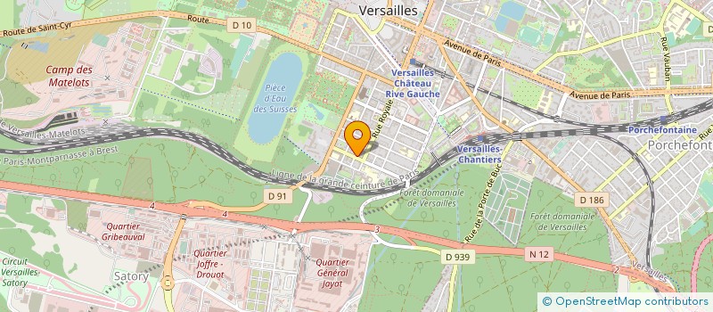localisation de l'entreprise MADAME FRANCOISE GAUTIER à VERSAILLES