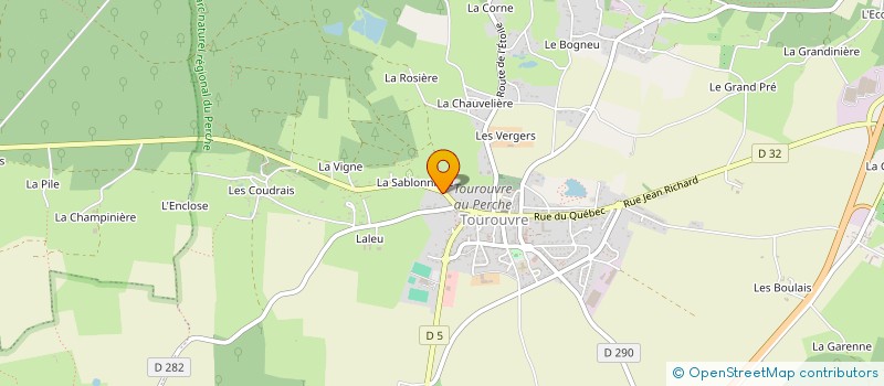 localisation de l'entreprise MADAME FRANCOISE GAUTIER à TOUROUVRE AU PERCHE