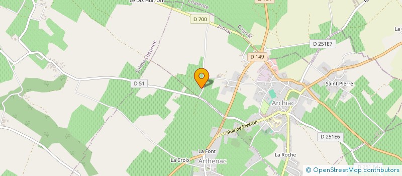 localisation de l'entreprise MADAME FRANCOISE GAY à ARCHIAC