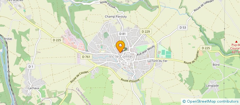 localisation de l'entreprise MADAME FRANCOISE GAYDIER à VIC-LE-COMTE