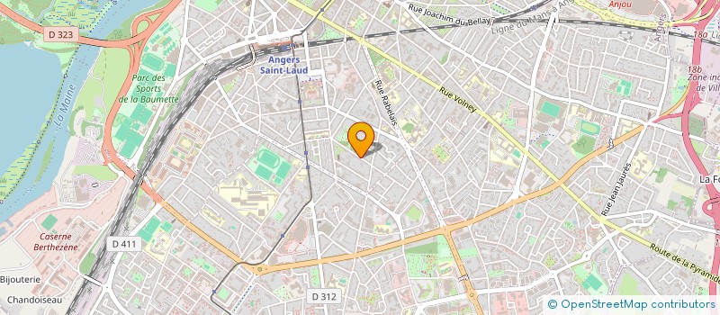 localisation de l'entreprise MADAME FRANCOISE GEBELIN  ANGERS