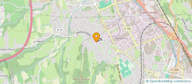 localisation de l'entreprise MADAME FRANCOISE GENDARME  CHAMBERY