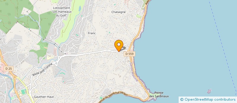 localisation de l'entreprise MADAME FRANCOISE GHESQUIER à SAINTE-MAXIME
