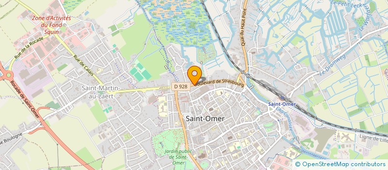 localisation de l'entreprise MADAME FRANCOISE GHYS  SAINT-OMER