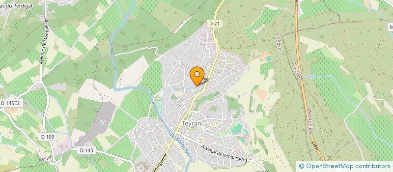 localisation de l'entreprise MADAME FRANCOISE GIARDINA  TEYRAN