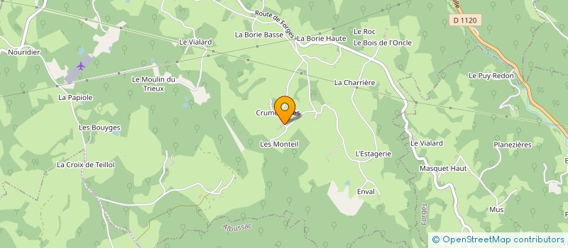 localisation de l'entreprise MADAME FRANCOISE GIBIAT  LAGARDE-MARC-LA-TOUR