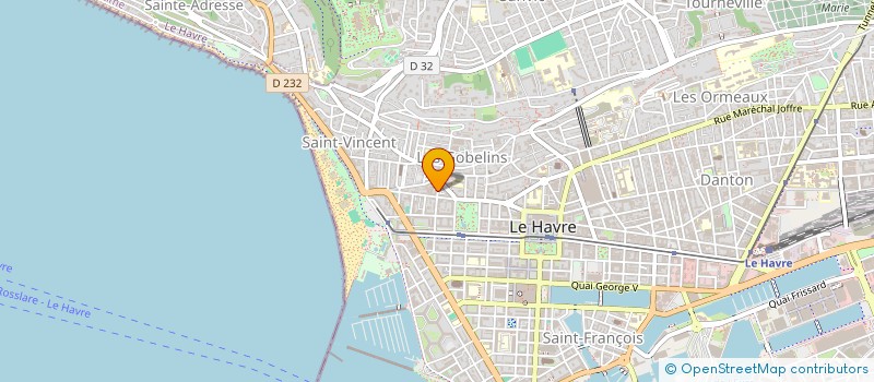 localisation de l'entreprise MADAME FRANCOISE GILLE à LE HAVRE