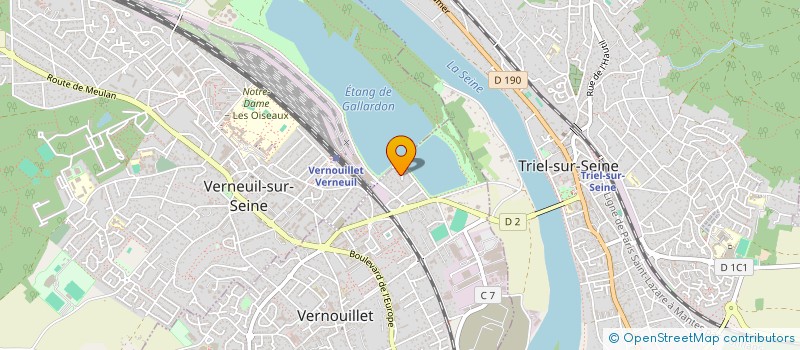 localisation de l'entreprise MADAME FRANCOISE GILLE à VERNOUILLET