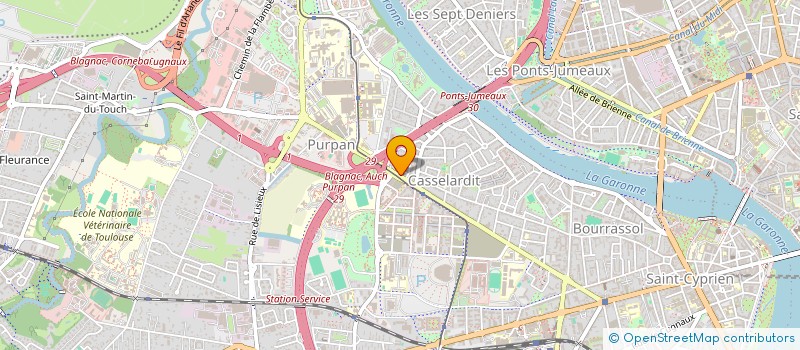 localisation de l'entreprise MADAME FRANCOISE GILLES à TOULOUSE