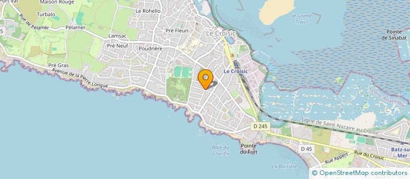 localisation de l'entreprise MADAME FRANCOISE GILLES  LE CROISIC