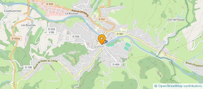 localisation de l'entreprise MADAME FRANCOISE GINESTET  ESPALION