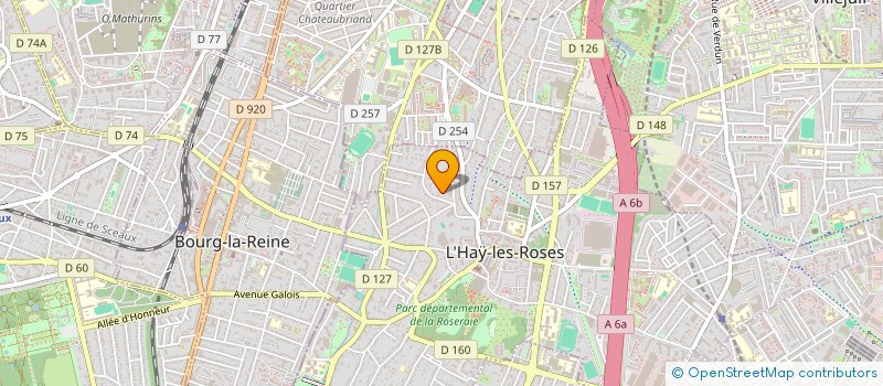 localisation de l'entreprise MADAME FRANCOISE GIRARD à L'HAY-LES-ROSES
