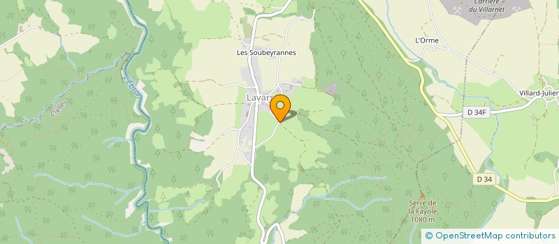 localisation de l'entreprise MADAME FRANCOISE GIRAUD  LAVARS