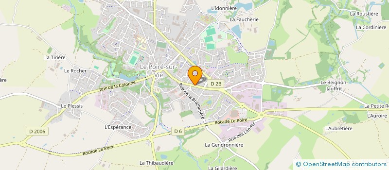 localisation de l'entreprise MADAME FRANCOISE GIRAUDEAU  LE POIRE-SUR-VIE