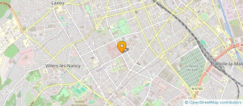 localisation de l'entreprise MADAME FRANCOISE GIRAULT  NANCY