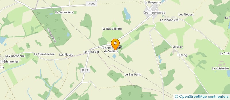 localisation de l'entreprise MADAME FRANCOISE GIRAULT  SENNEVIERES