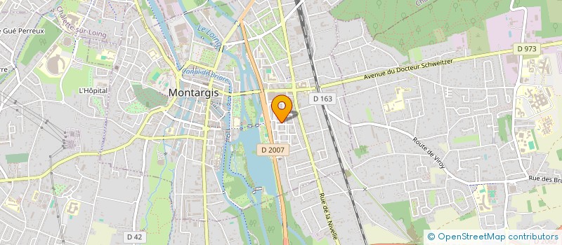 localisation de l'entreprise MADAME FRANCOISE GLAUDEL à MONTARGIS