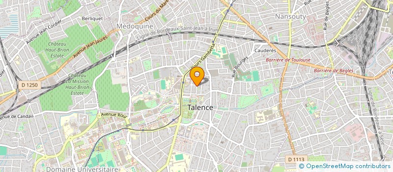 localisation de l'entreprise MADAME FRANCOISE GOALARD à TALENCE