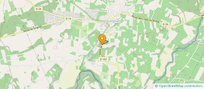 localisation de l'entreprise MADAME FRANCOISE GOBET  TAULIGNAN