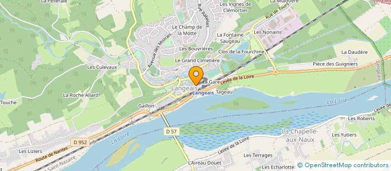 localisation de l'entreprise MADAME FRANCOISE GODMER  LANGEAIS