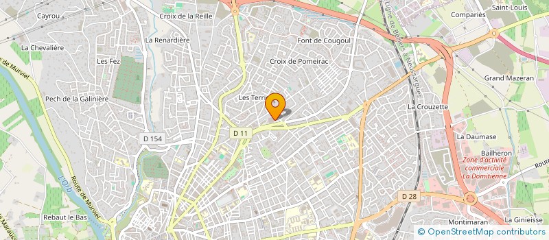 localisation de l'entreprise MADAME FRANCOISE GOJON  BEZIERS