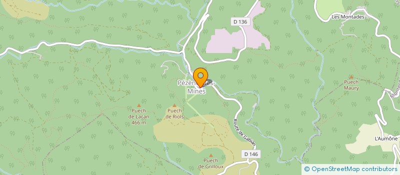 localisation de l'entreprise MADAME FRANCOISE GOMEZ  PEZENES-LES-MINES