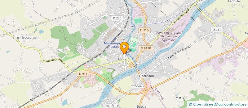 localisation de l'entreprise MADAME FRANCOISE GONAT à MONSEMPRON-LIBOS
