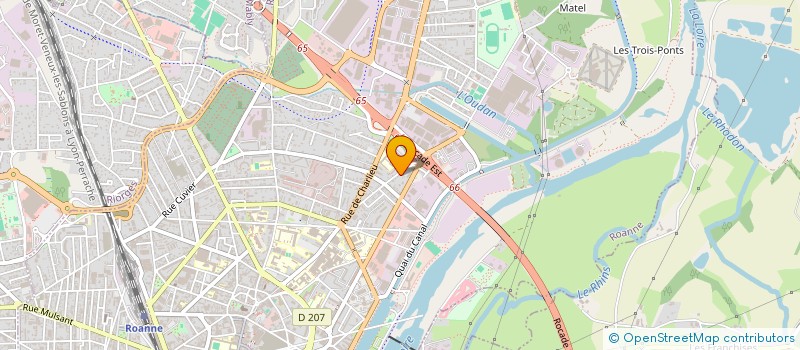 localisation de l'entreprise MADAME FRANCOISE GONTARD  ROANNE