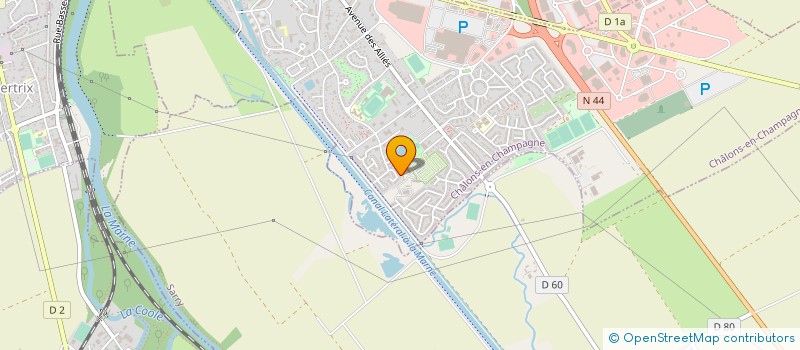 localisation de l'entreprise MADAME FRANCOISE GORROZ à CHALONS-EN-CHAMPAGNE