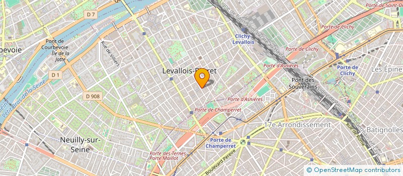 localisation de l'entreprise MADAME FRANCOISE GORSE à LEVALLOIS-PERRET