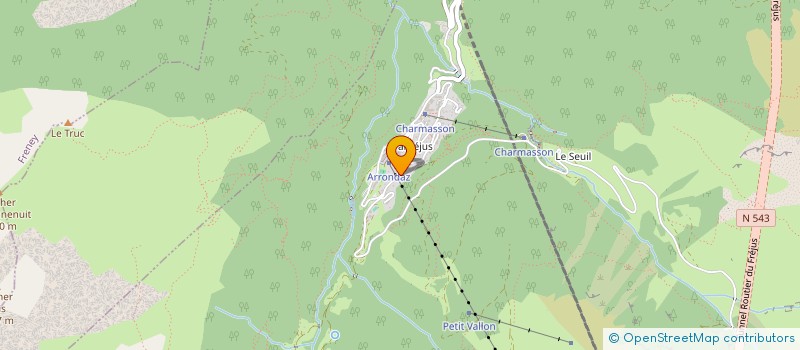 localisation de l'entreprise MADAME FRANCOISE GOSSELIN  MODANE