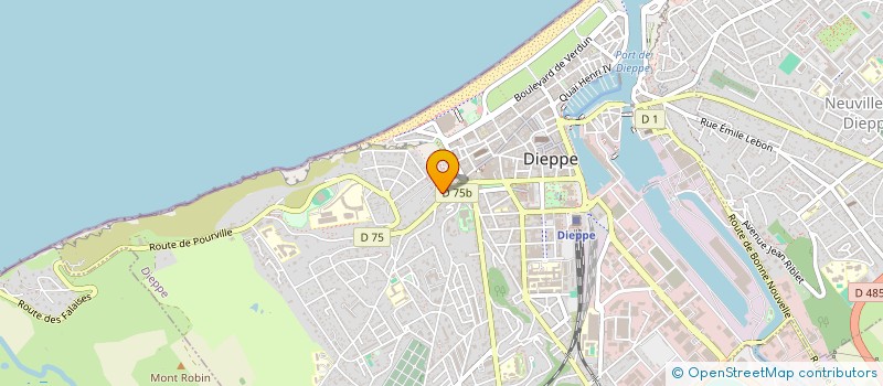 localisation de l'entreprise MADAME FRANCOISE GOUEZ  DIEPPE