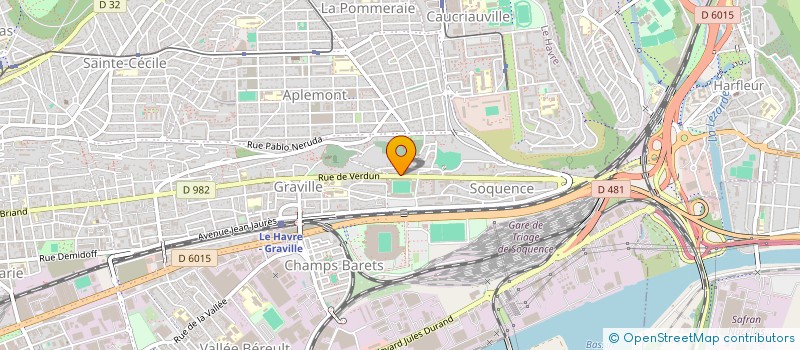 localisation de l'entreprise MADAME FRANCOISE GOULAIN  LE HAVRE