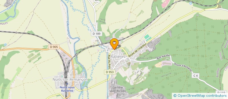 localisation de l'entreprise MADAME FRANCOISE GOUOT  RAVIERES