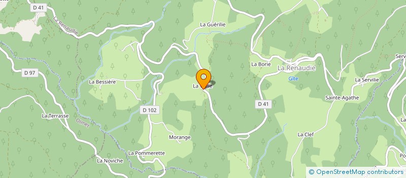 localisation de l'entreprise MADAME FRANCOISE GOUTTEFANGEAS à LA RENAUDIE