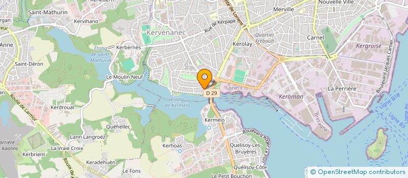 localisation de l'entreprise MADAME FRANCOISE GOYAT  LORIENT