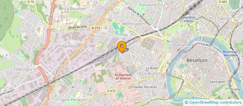 localisation de l'entreprise MADAME FRANCOISE GRAF à BESANCON