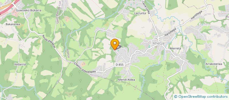 localisation de l'entreprise MADAME FRANCOISE GRAILLOT  AHETZE