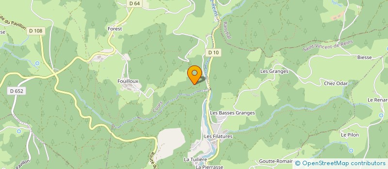 localisation de l'entreprise MADAME FRANCOISE GRANGER  COURS